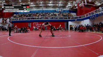 150 lbs Champ. Round 1 - Braddock Behling, Rochester vs Derek Bobb, Munster