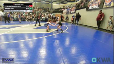 49 lbs Semifinal - Everlee Henderson, Standfast vs Jensen Oss, Husky WC