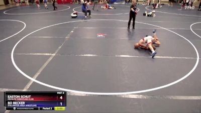 70 lbs 1st Place Match - Easton Schut, MN Elite Wrestling Club vs Bo Becker, Stillwater Area Wrestling