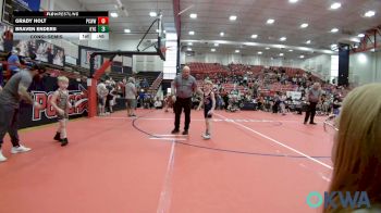58 lbs Consolation - Grady Holt, Ponca City Wildcat Wrestling vs Braven Enders, Kansas Young Guns