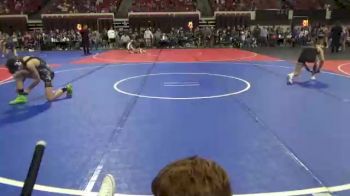 130 lbs Champ. Round 2 - Robert Naylor, Lockwood Wrestling Club vs Brody Keysor, Sidney Wrestling Club