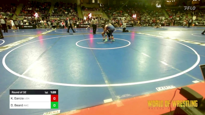 130 lbs Round Of 32 - Keanu Garcia, Lion Of Judah Wrestling Academy vs ...