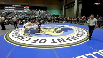 126 lbs 3rd Place Match - Nate Mitchell, Del Oro vs Jake Simmons, Oakdale