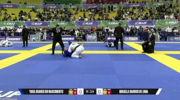 Mikaela Barros De Lima vs Yara Soares Do Nascimento 2025 Brasileiro Jiu-Jitsu IBJJF