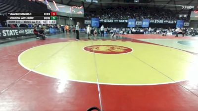 Boys 2A 113 lbs Quarterfinal - Xavier Guzman, Othello vs Colton Withrow, W. F. West