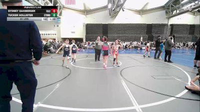 81 lbs Rr Rnd 6 - Sydney Daxberger, Falcons Wrestling Club vs Tucker Hollister, CT Refinery