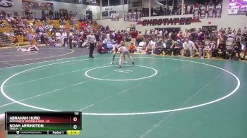 113 lbs Quarters & 1st Wb (16 Team) - Abraham Hurd, Northwest Whitfield High vs Noah Arrington, Troup