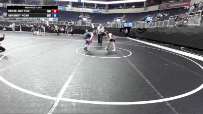 115-127 lbs 5th Place - Penellope Cox, Panthers vs Serenity Ross, East Kansas Eagles