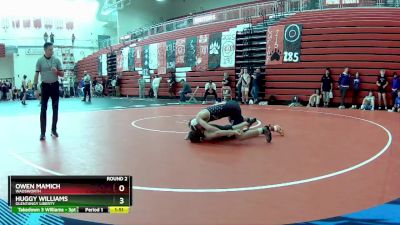 132 lbs Round 2 - Huggy Williams, Olentangy Liberty vs Owen Mamich, Wadsworth