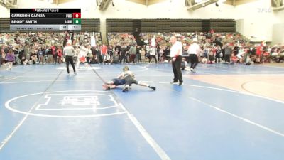 82-B lbs Quarterfinal - Cameron Garcia, The Outsiders Wrestling Club vs Brody Smith, 14AWC