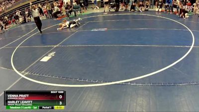 70 lbs Quarterfinal - Venna Pratt, Gunnison Valley vs Harley Leavitt, Virgin Valley Bulldogs