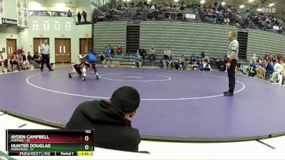 132 lbs Semis & 1st Wrestleback (8 Team) - Hunter Douglas, Homestead vs Ayden Campbell, Portage