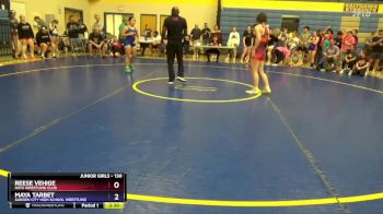 130 lbs Cons. Semi - Reese Vehige, Hays Wrestling Club vs Maya Tarbet, Garden City High School Wrestling