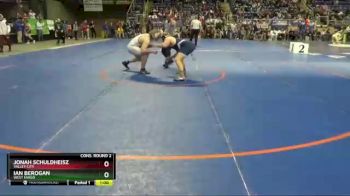 220 lbs Cons. Round 2 - Jonah Schuldheisz, Valley City vs Ian Berogan, West Fargo