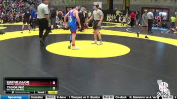 122 lbs Champ. Round 2 - Trevor Pile, Bay Area Dragons vs Cooper Culver, Durham Wrestling Club