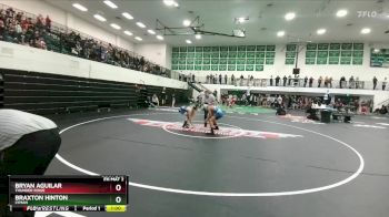 132 lbs Cons. Round 3 - Braxton Hinton, Lyman vs Bryan Aguilar, Thunder Ridge