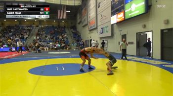 133 lbs Cons. Round 2 - Jake Castagneto, Unattached-UVU vs Caleb Rivas, Cal Poly