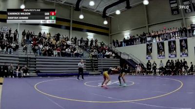 105 lbs Placement Matches (8 Team) - Cadence Wilson, Carrollton vs Danyah Ahmed, Greenbrier