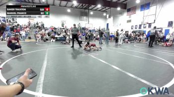 60 lbs Round Of 16 - Baker Thaxton, Blanchard Wrestling Club vs Manuel Franco, Norman Grappling Club