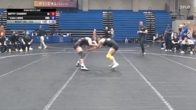 124 lbs Quarterfinal - Betty Cherry, Emmanuel University vs Cali Leng, Iowa
