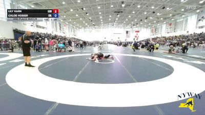 165 lbs 3rd Place Match - Lily Karn, Crown City Wrestling vs Chloe Hosier, Club Not Listed