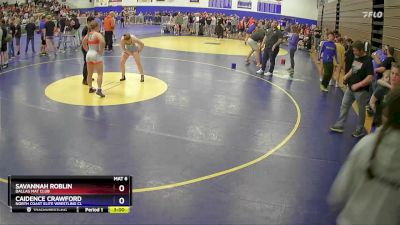 140 lbs 5th Place Match - Savannah Roblin, Dallas Mat Club vs Caidence Crawford, North Coast Elite Wrestling Cl