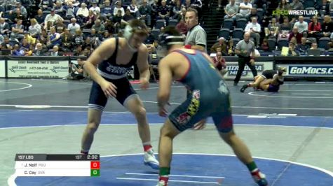 157 lbs Round of 16 - Jason Nolf, Penn State vs Cam Coy, Virginia