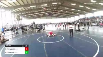 152 lbs Rr Rnd 1 - Damien Manygoats, Chagolla Trained vs Dylan Chelewski, Colorado Outlaws