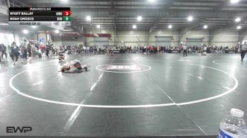 77 lbs Round Of 32 - Wyatt Ballay, Grindhouse Wrestling vs Noah Orozco, Bear Cave