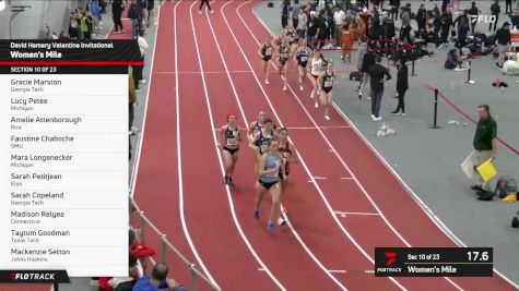 Women's Mile, Prelims 10