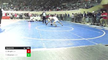 123 lbs Round Of 16 - Carter Wright, Edmond Memorial vs Toby Shipman, CowTown Elite