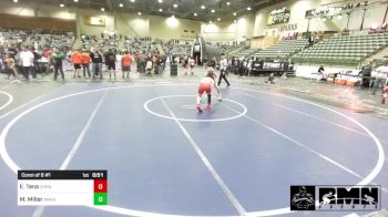 100 lbs Consi Of 8 #1 - Elijah Tena, Cornerstone MC vs Mason Miller, Amador Sierra