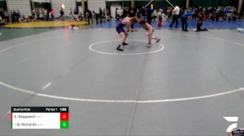 165 lbs Quarterfinal - Brody Richards, Wray Wrestling Club vs Zechariah Roggasch, Sidney Wrestling Club