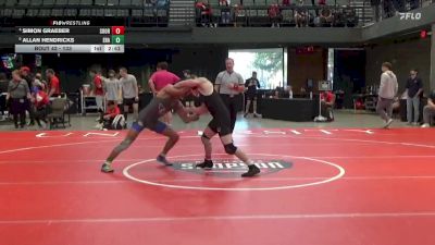 133 lbs Quarterfinal - Allan Hendricks, Embry-Riddle (Ariz.) vs Simon Graeber, Southern Oregon