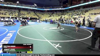 285 Class 4 lbs Cons. Round 1 - Jeremy Lewis, Lafayette (Wildwood) vs Peyton Greer, Ozark