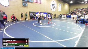 106 lbs Cons. Round 4 - Ceaser De La Rosa, Caruthers vs Nathaniel Flores, Sanger