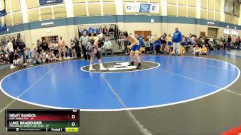 115 lbs Round 1 (10 Team) - Newt Randol, East Noble TUF vs Luke Brabender, Mishawaka Wrestling Club
