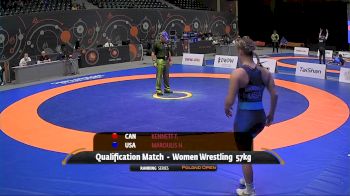 57kg Qualification - Helen Maroulis, USA vs Tianna Kennett, CAN