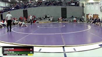 144 lbs Semis & 1st Wrestleback (8 Team) - Chase Kline, Avon vs Owen Reyes, Indianapolis Cathedral