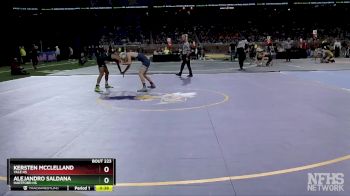D3-126 lbs Cons. Round 1 - Kersten McClelland, Yale HS vs Alejandro Saldana, Hartford HS