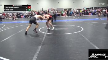 175 lbs Champ. Round 1 - Evan Leon, Lion Elite vs Austin Andersen, Chase County