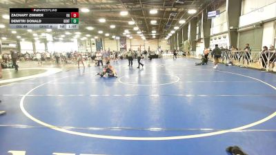142 lbs Rr Rnd 3 - Zachary Zimmer, Ohio Gold vs Demitri Donald, Gentile Trained