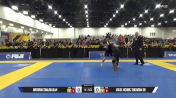 Jesse Montez Thorton Sr vs NATHAN EDWARD JEAN 2025 World IBJJF Jiu-Jitsu No-Gi Championship