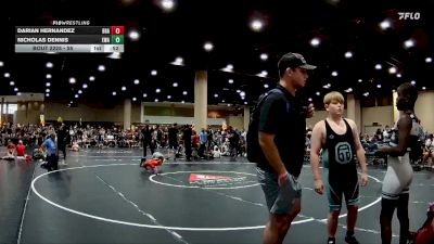 55 lbs Quarterfinal - Darian Hernandez, Brandon vs Nicholas Dennis, Elite Wrestling Academy