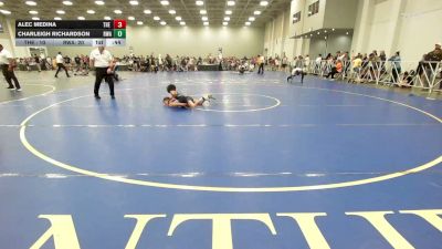85 lbs Rr Rnd 1 - Alec Medina, The Hunt WC Black - EL vs Charleigh Richardson, Roundtree Wrestling Academy - EL