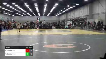 80 lbs Rr Rnd 1 - Izayiah Chavez, Whitted Trained Red vs Trey Beissel, SWAT Black
