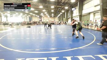 285 lbs Rr Rnd 1 - Micheal Strusty, Grapplers Garage vs Beau Hudson, Team 922