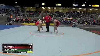 182 lbs Semis & 1st Wrestleback (8 Team) - Lucien Lefebvre, 6A McMinnville vs Zackary Hill, 6A Oregon City