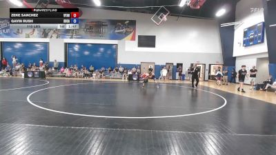 110 lbs Zeke Sanchez, Utah vs Gavin Rush, South Carolina