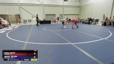 132 lbs Semis & 3rd Wb (16 Team) - Noah Smith, Alabama vs Brody Heusel, Oklahoma Red